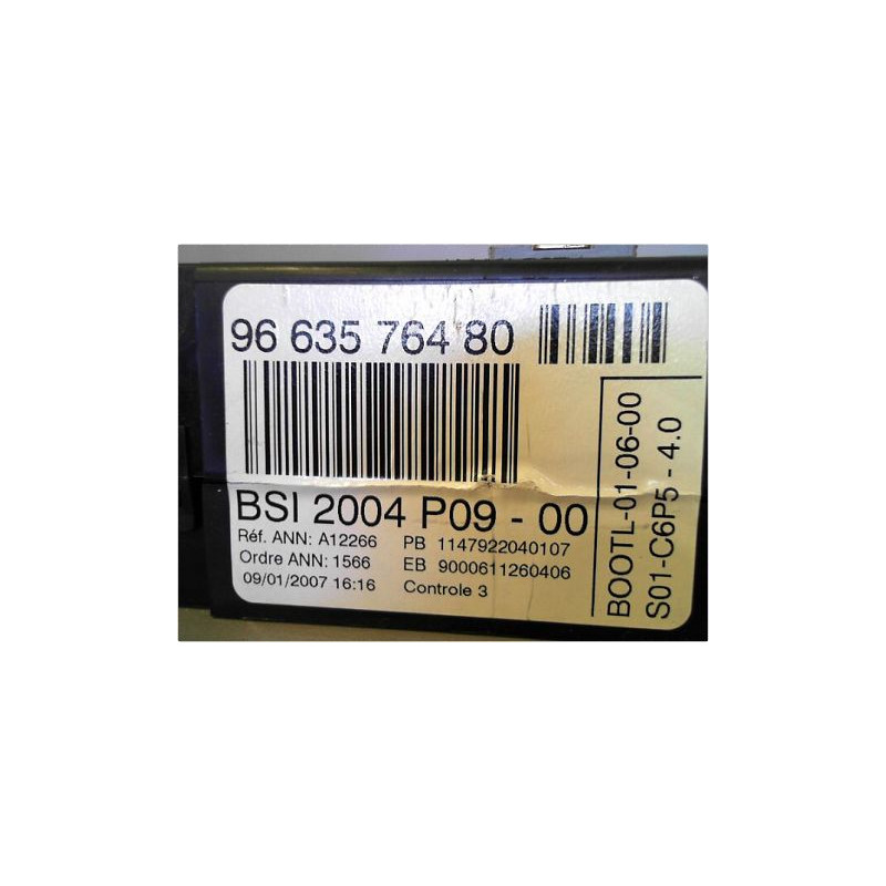 BOITIER GESTION HABITACLE CITROEN C4 COUPE 04-08