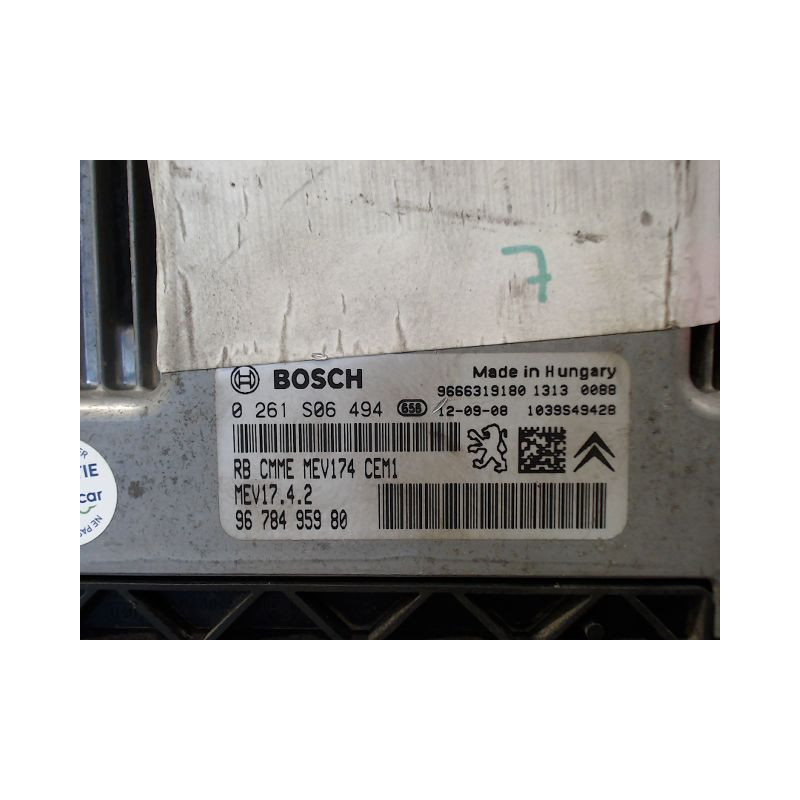 CALCULATEUR MOTEUR PEUGEOT 208 Phase 1 2012-...