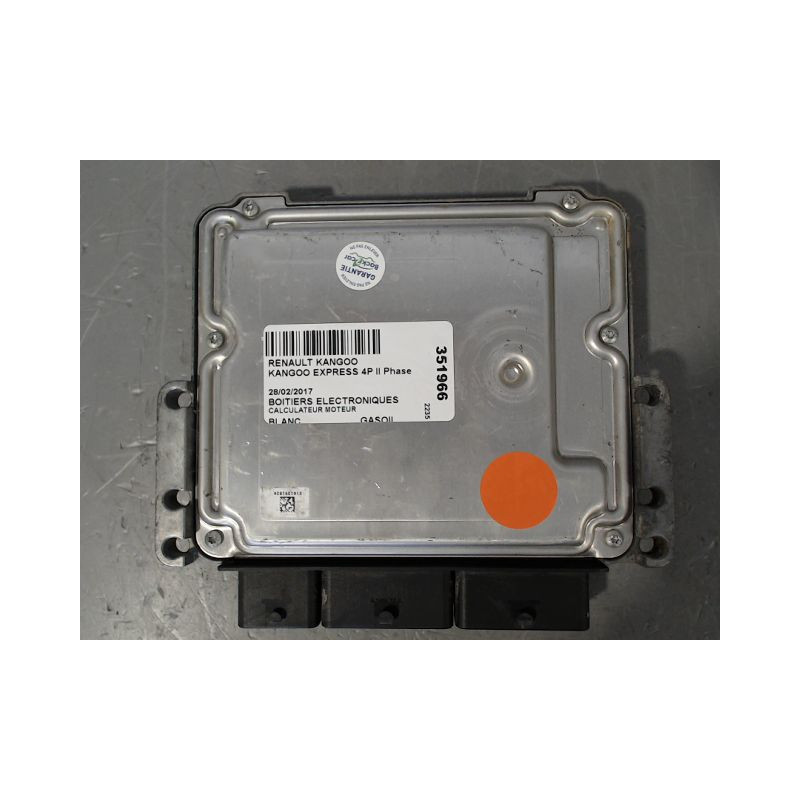 CALCULATEUR MOTEUR RENAULT KANGOO EXPRESS II Phase 2 2013-...