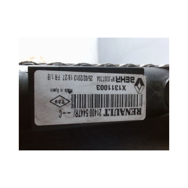 RADIATEUR RENAULT MASTER 3 PHASE 1 2.3 DCI - 16V