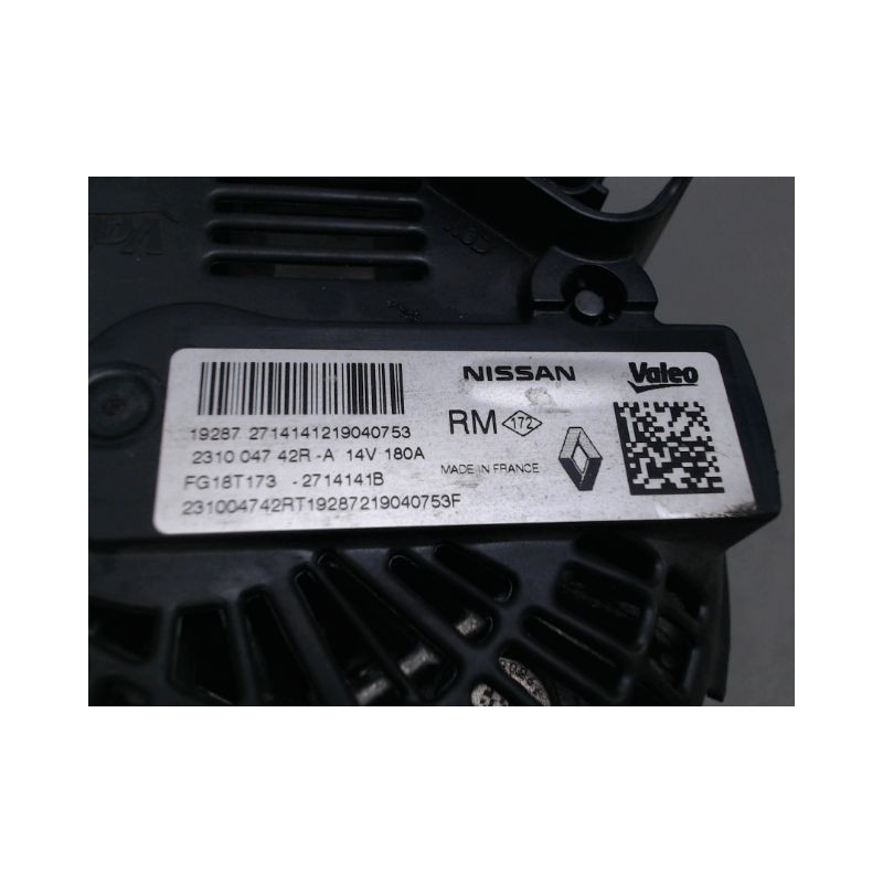 ALTERNATEUR RENAULT KADJAR