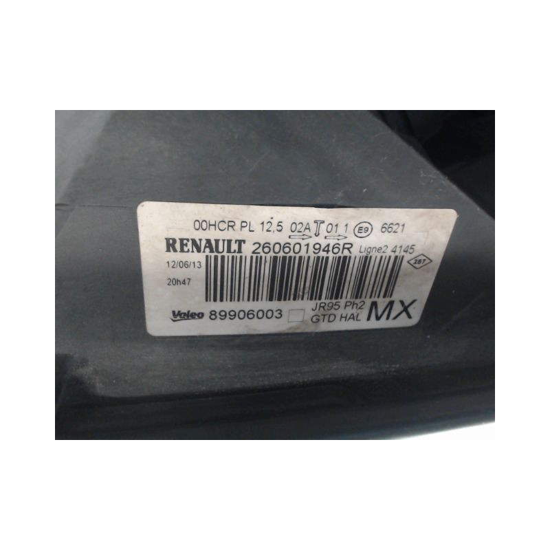 PHARE GAUCHE RENAULT MEGANE