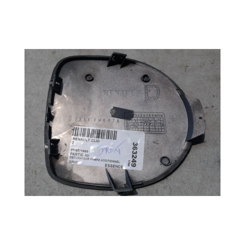 OBTURATEUR PHARE ADDITIONNEL PARE-CHOC AVD RENAULT CLIO II PH.1 98-2001