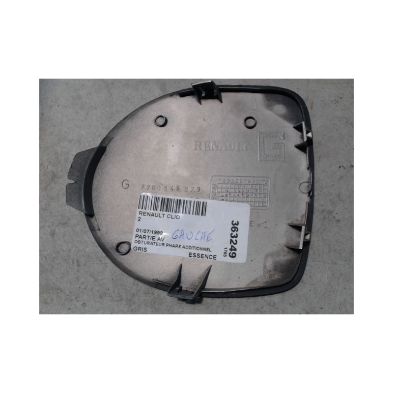 OBTURATEUR PHARE ADDITIONNEL PARE-CHOC AVG RENAULT CLIO II PH.1 98-2001