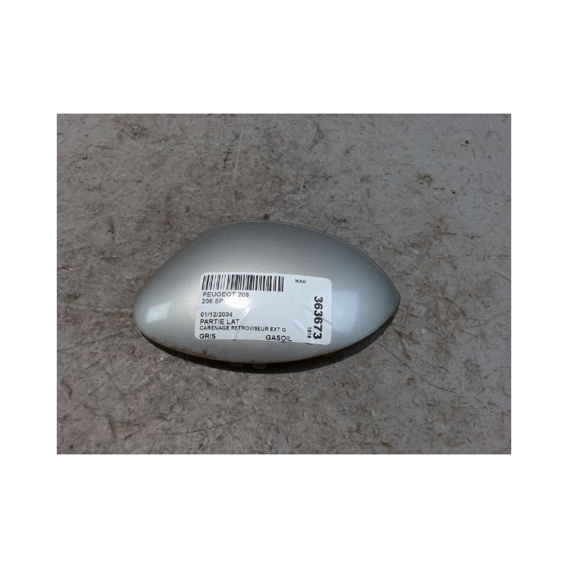 CARENAGE RETROVISEUR EXTERIEUR GAUCHE PEUGEOT 206 5P