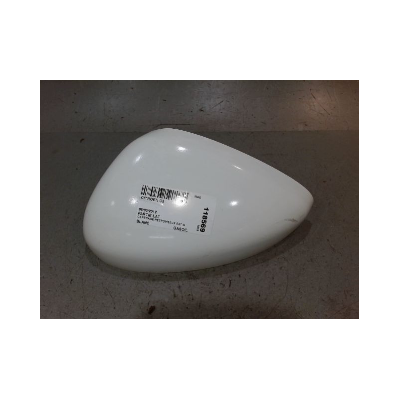 CARENAGE RETROVISEUR EXTERIEUR GAUCHE CITROEN C3