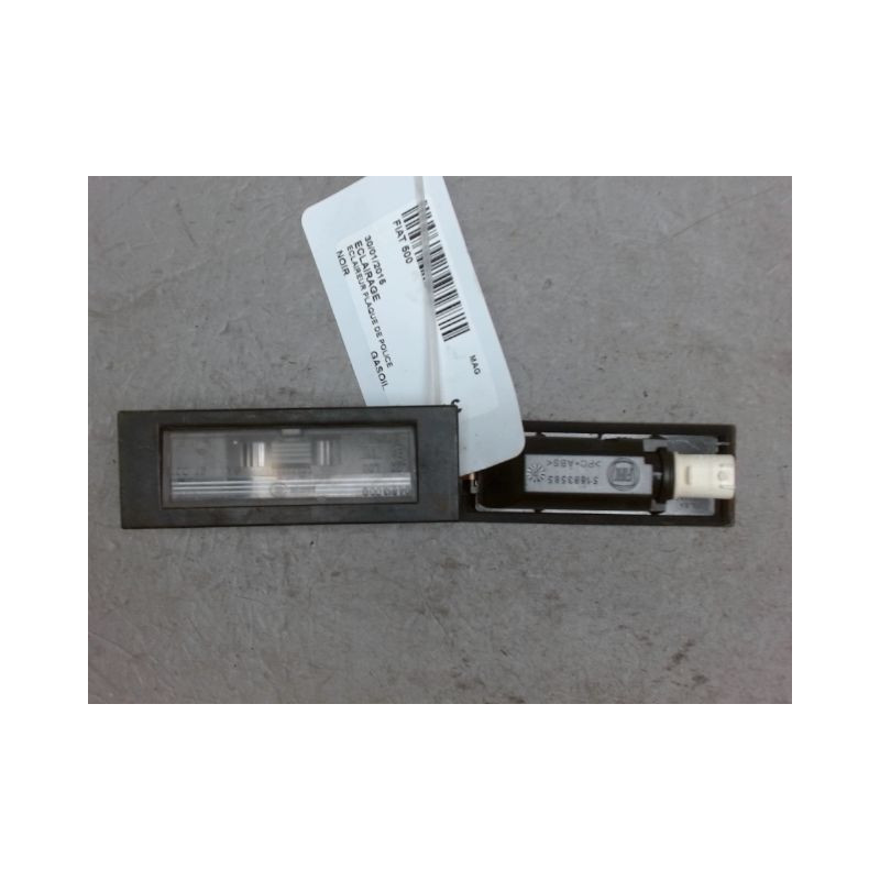 ECLAIREUR PLAQUE DE POLICE FIAT 500