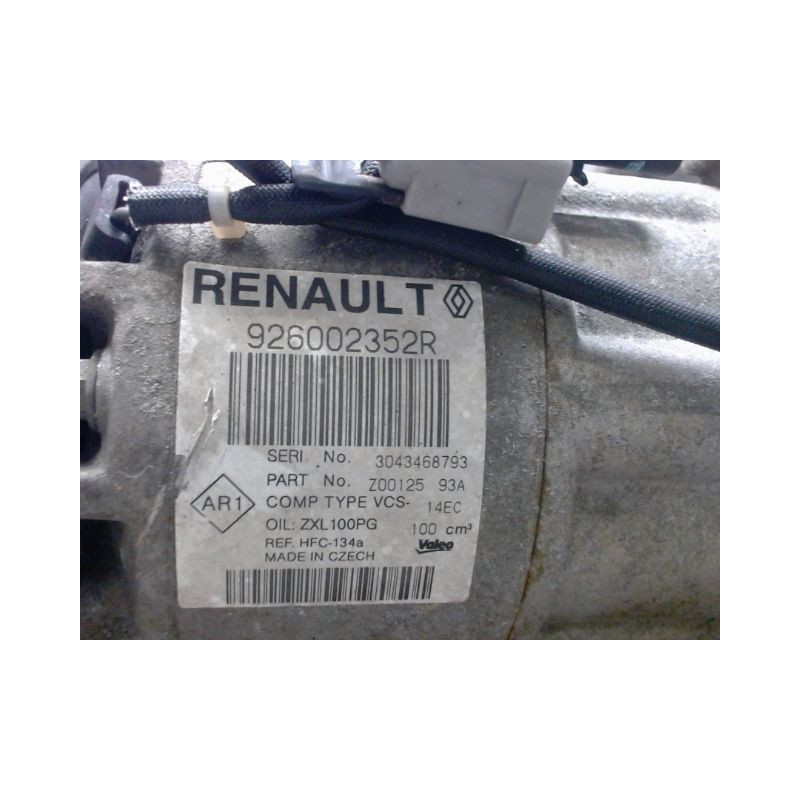 COMPRESSEUR AIR CONDITIONNE RENAULT CLIO 4 PHASE 1 DIESEL