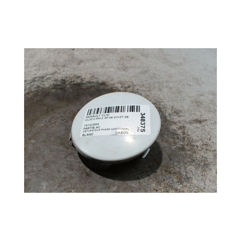 OBTURATEUR PHARE ADDITIONNEL PARE-CHOC AVD RENAULT CLIO II PH.2 01-06