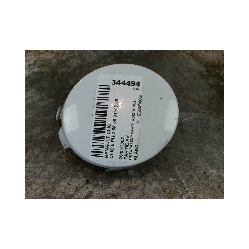 OBTURATEUR PHARE ADDITIONNEL PARE-CHOC AVD RENAULT CLIO II PH.2 01-06