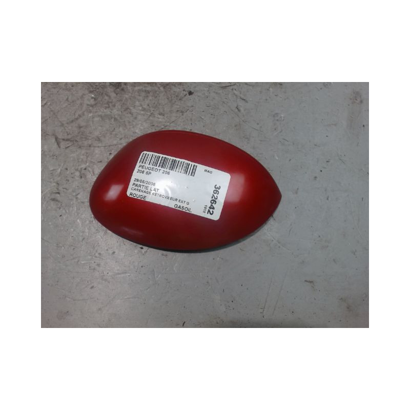 CARENAGE RETROVISEUR EXTERIEUR GAUCHE PEUGEOT 206 5P