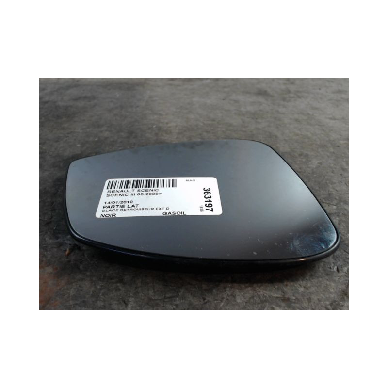 GLACE RETROVISEUR EXT D RENAULT SCENIC III 2009-