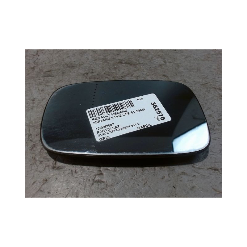 GLACE RETROVISEUR EXT G RENAULT MEGANE II PH2 CPE 2006-