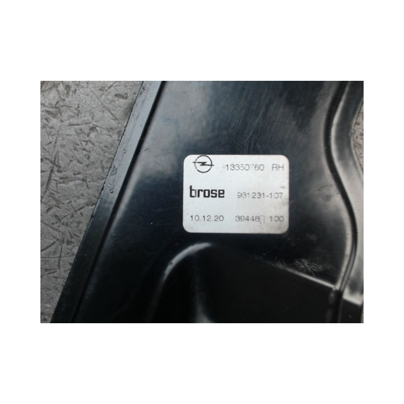 MECANISME LEVE-GLACE AVANT DROIT OPEL ASTRA