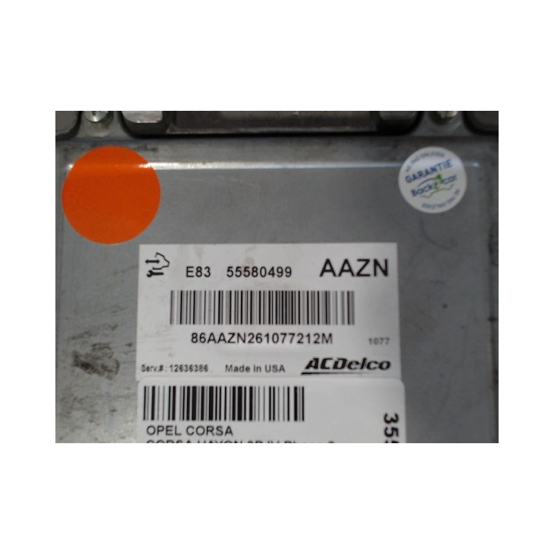 CALCULATEUR MOTEUR OPEL CORSA IV Phase 2 (D) 2011-2015