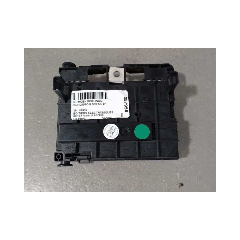 BOITE A FUSIBLES CITROEN BERLINGO II BREAK 2008-