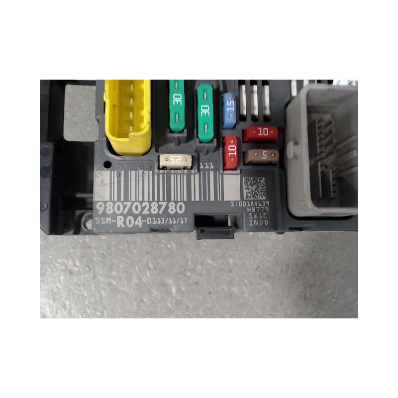 BOITE A FUSIBLES CITROEN BERLINGO FOURGON 08-
