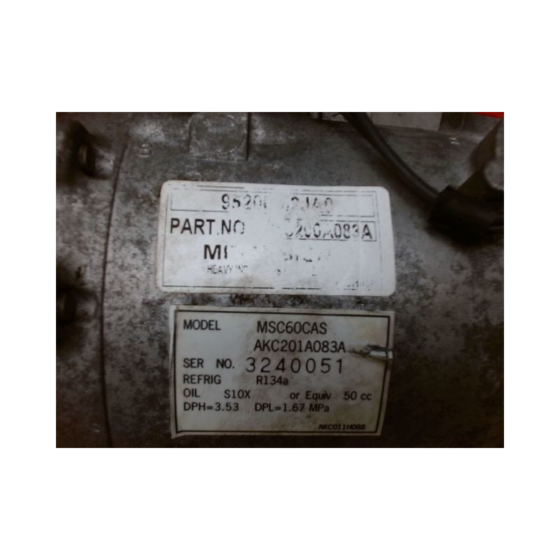 COMPRESSEUR AIR CONDITIONNE SUZUKI SWIFT 3 1.3I - 16V