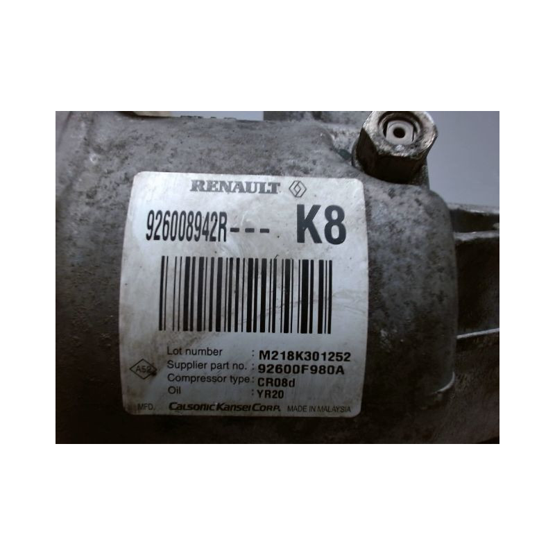 COMPRESSEUR AIR CONDITIONNE DACIA LODGY