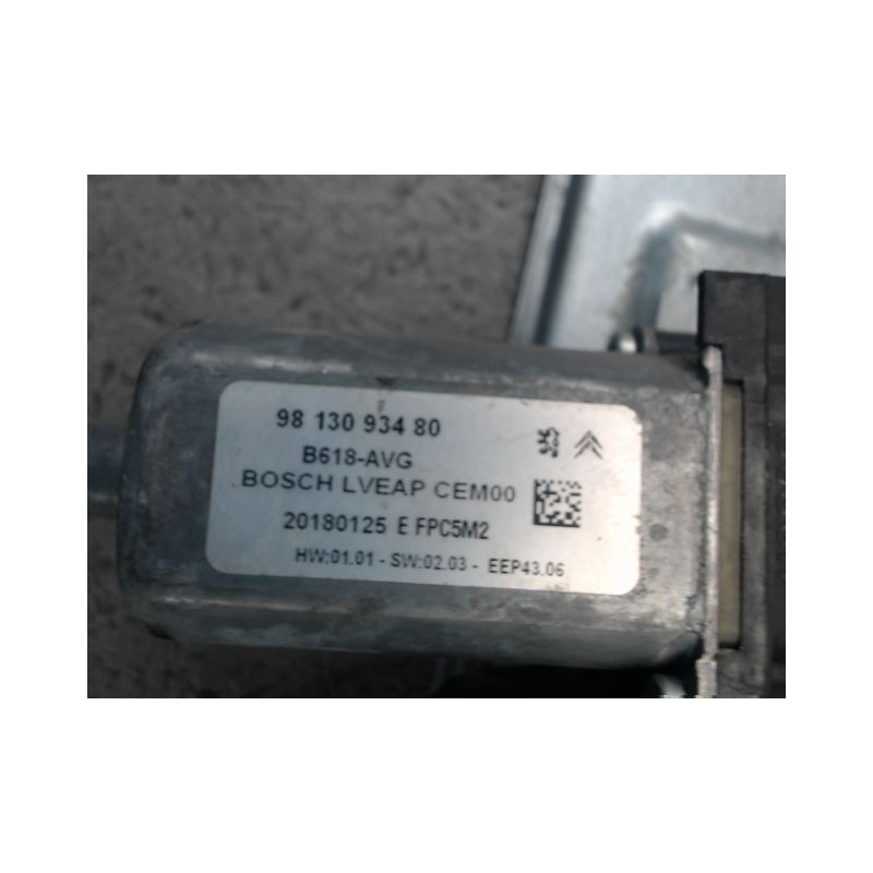 MECANISME LEVE-GLACE AVANT GAUCHE CITROEN C3