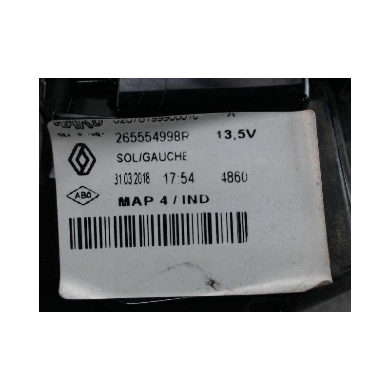 FEU ARRIERE GAUCHE  RENAULT CLIO