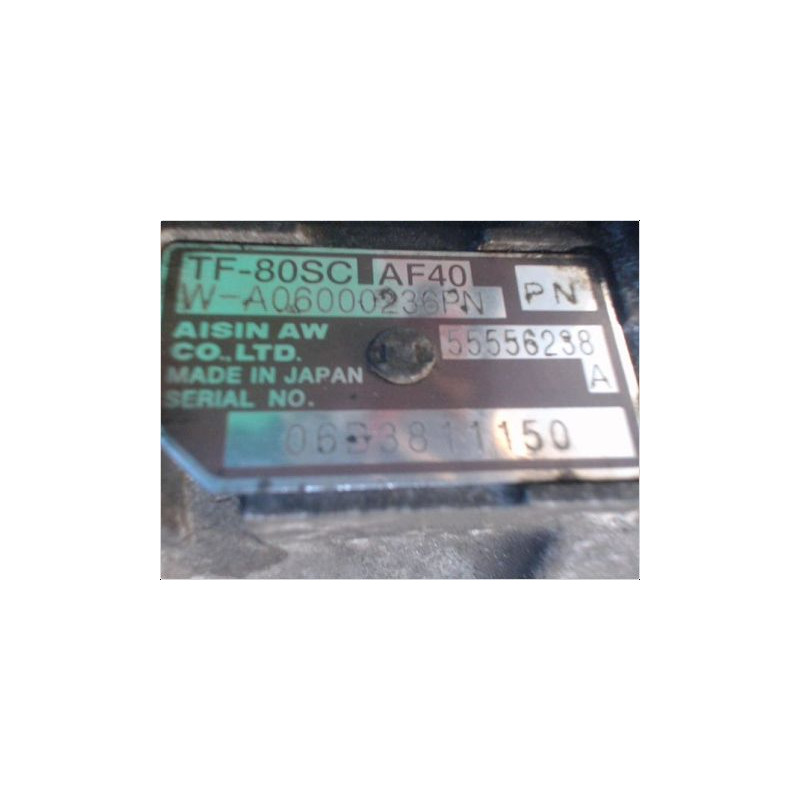 BOITE A VITESSE AUTOMATIQUE OPEL ASTRA  BREAK 04-06 1.9 CDTI