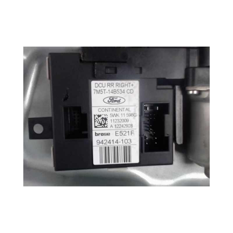 MECANISME+MOTEUR LEVE-GLACE ARRIERE DROIT FORD C-MAX
