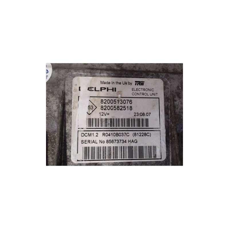 CALCULATEUR MOTEUR RENAULT KANGOO PH2 2003-2007