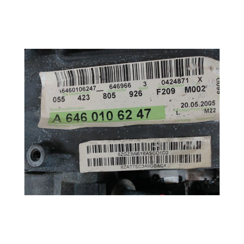 MOTEUR DIESEL MERCEDES CLK 220 CDI 