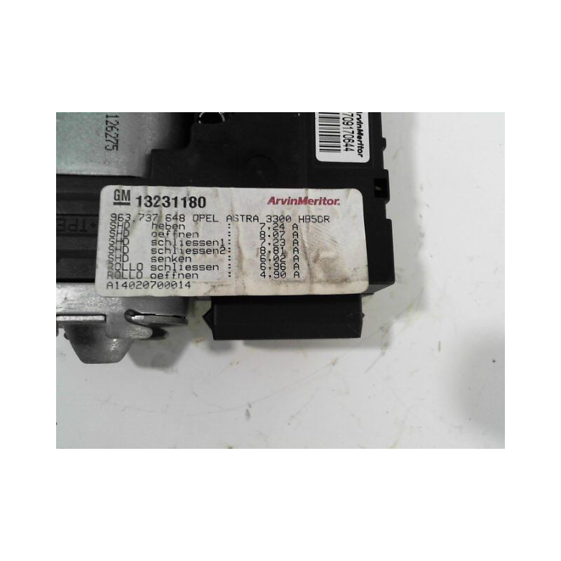 MOTEUR TOIT OUVRANT OPEL ASTRA 2004-