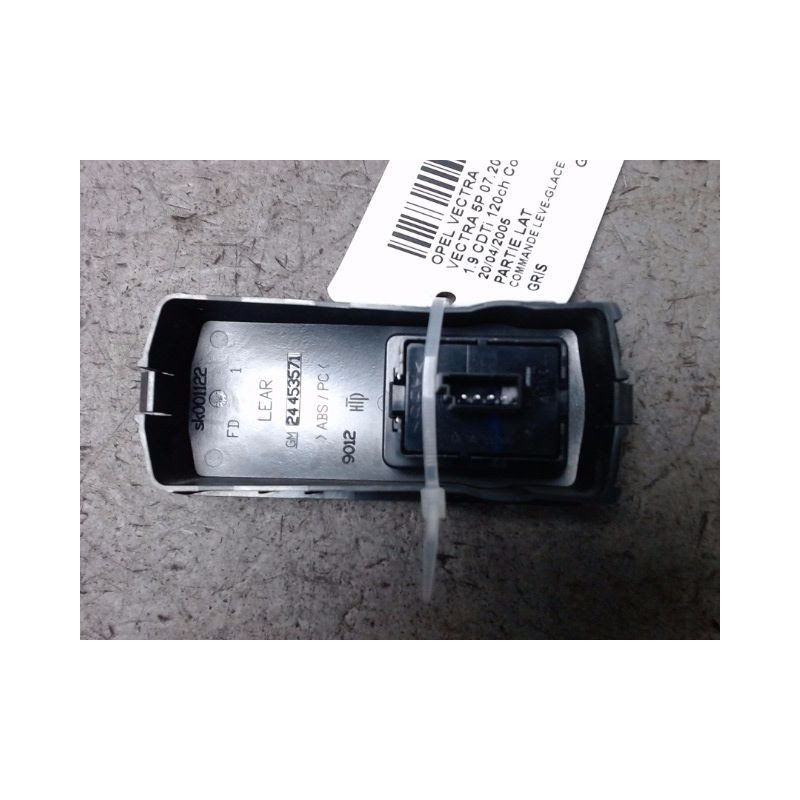 COMMANDE LEVE-GLACE PORTE AVD OPEL VECTRA 2004-