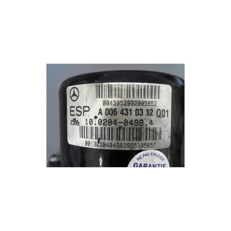 UNITE HYDRAULIQUE ABS MERCEDES CLASSE C COUPE SPORT 04-08