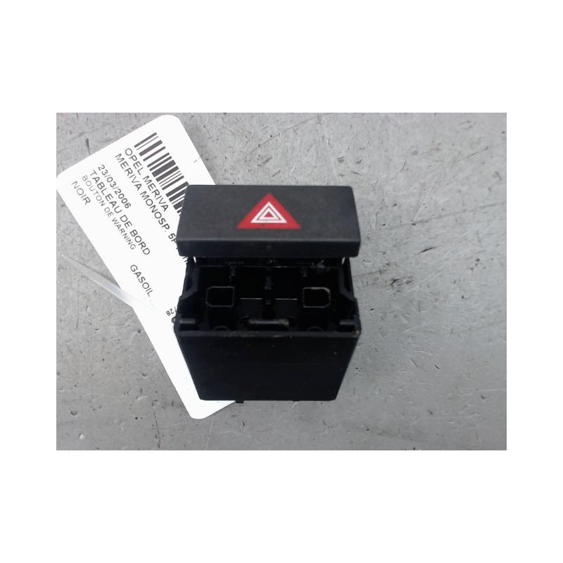 BOUTON DE WARNING OPEL MERIVA MONOSP. I Phase 1 (A) 2003-2005