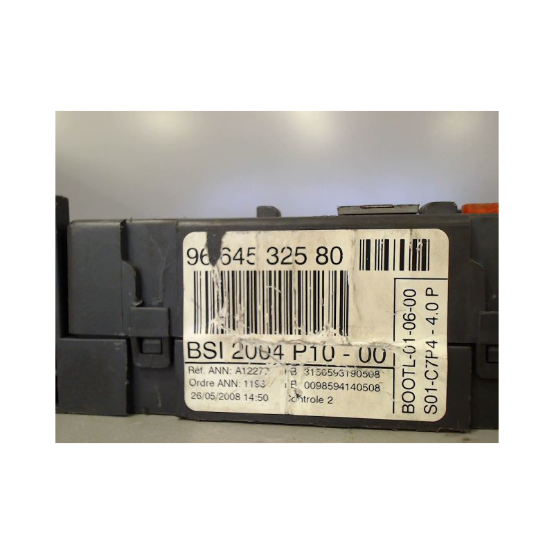 BOITIER GESTION HABITACLE CITROEN C3 2005-