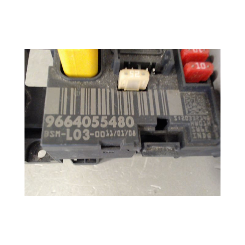 BOITE A FUSIBLES CITROEN C3 2005-