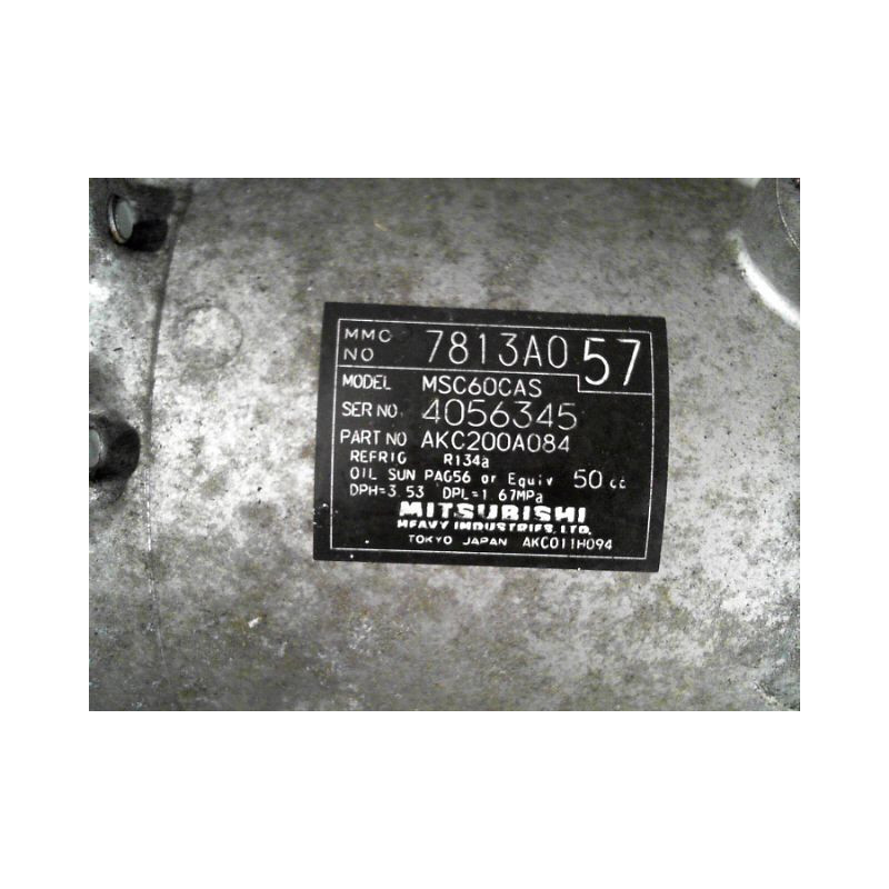 COMPRESSEUR AIR CONDITIONNE MITSUBISHI COLT